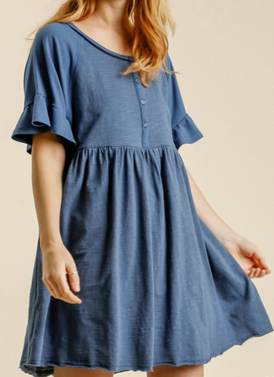Blue Spring Dress U82