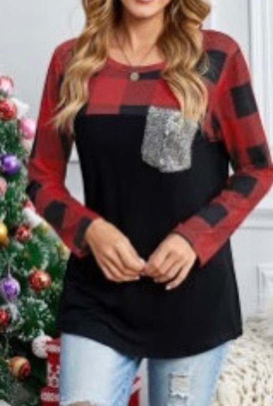 Christmas Glam Top-D12